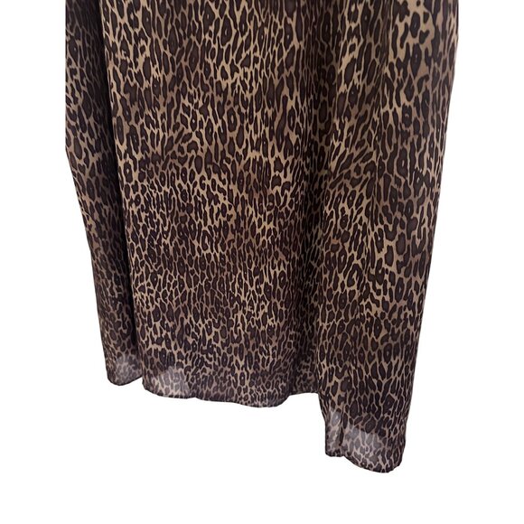 Requirements brown and black leopard print skirt size XL - Picture 3 of 7